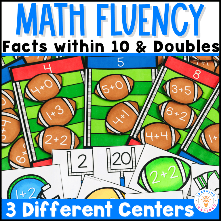 Math Fluency Resource